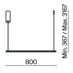 Pendul Halo Maytoni MOD246PL-L16BK