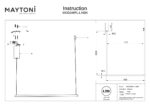 Pendul Halo Maytoni MOD246PL-L16BK