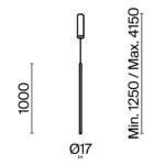 Pendul Halo Maytoni MOD246PL-L24BK1
