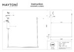 Pendul Halo Maytoni MOD246PL-L24BSK