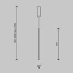 Pendul Halo Maytoni MOD246PL-L24BSK1