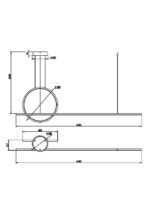 Pendul Halo Maytoni MOD247PL-L49BK