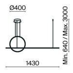 Pendul Halo Maytoni MOD247PL-L49BK