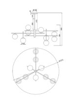 Pendul Nostalgia Maytoni MOD048PL-09G