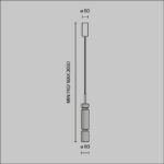 Pendul Ordo Maytoni MOD272PL-L12B3K1