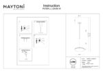 Pendul Plato Maytoni P076PL-L12W3K-W