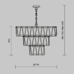 Pendul Puntes Maytoni MOD043PL-18G