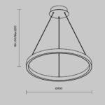 Pendul Rim Maytoni MOD058PL-L32BK