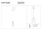 Pendul Roots Maytoni MOD192PL-01W1
