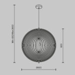 Pendul Roots Maytoni MOD197PL-01W2