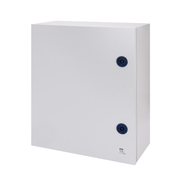 Placa din Metal cu Usa Goala Prevazuta cu Incuietoare 800X1060X350 - IP55 Gri RAL 7035