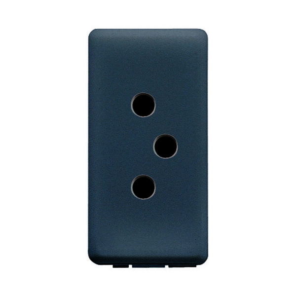Priza Elvetiana 250V 2P+E 10A - Tip 12 - 1 Modul - Sistem Negru