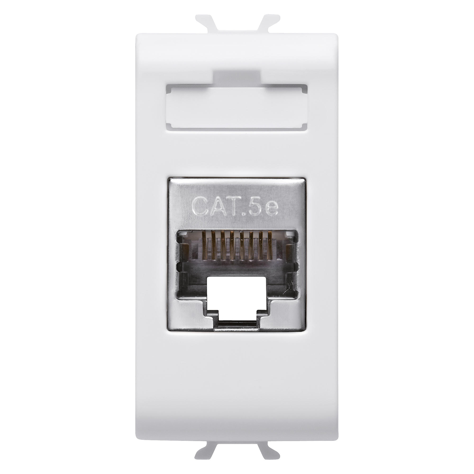 Priza RJ45 - Categoria 5e - Ftp - 1 Modul - Alb Satinat - CHORUSMART