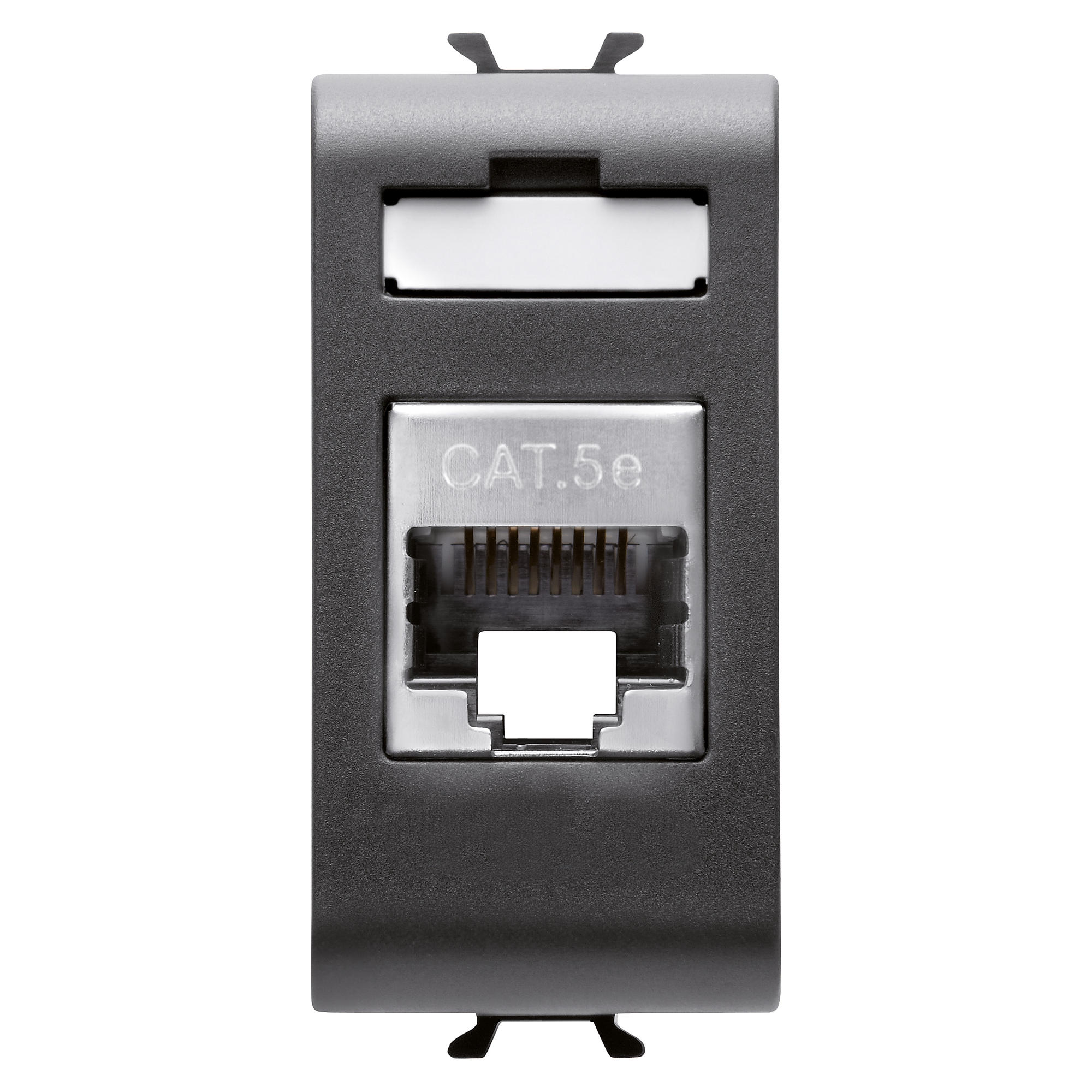 Priza RJ45 - Categoria 5e - Ftp - 1 Modul - Satin Black - CHORUSMART