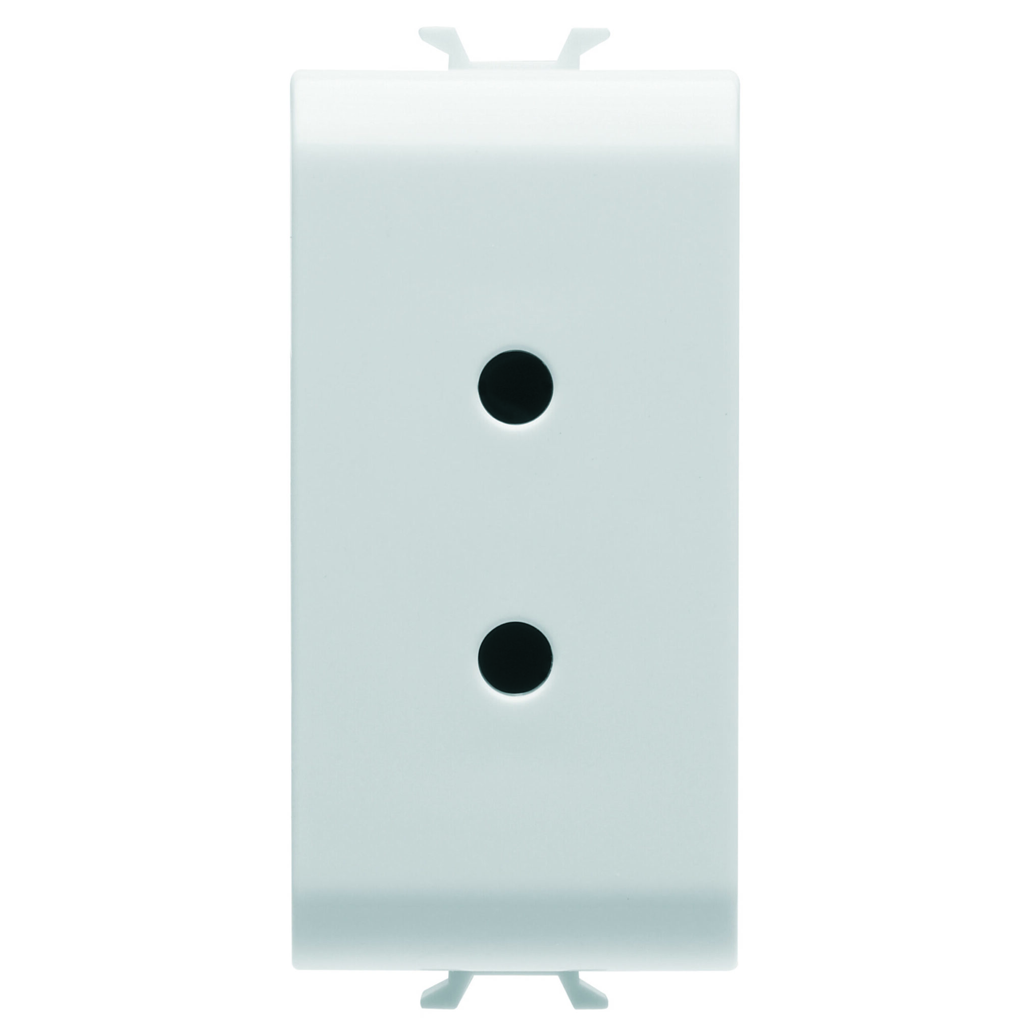 Priza SELV - 2P 6A 24V - 1 Modul - Alb Lucios - Antibacterian - CHORUSMART