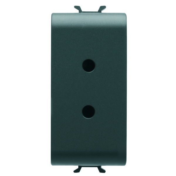 Priza SELV - 2P 6A 24V - 1 Modul - Negru Satinat - CHORUSMART