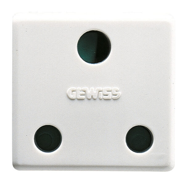 Priza Standard Britanica 250V 2P+E 16A - 2 Module - Sistem Alb