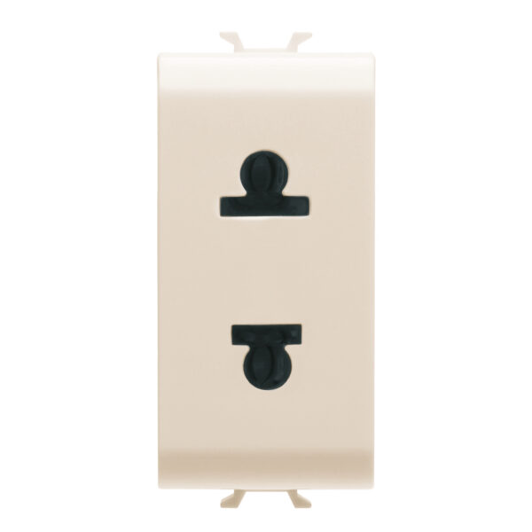 Priza Standard Euro-americana 250/125V 2P 15A - 1 Modul - Ivory - CHORUSMART