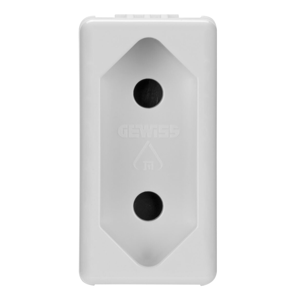 Priza Standard Israeliana 250V 2P 10A - 1 Modul - Sistem Alb