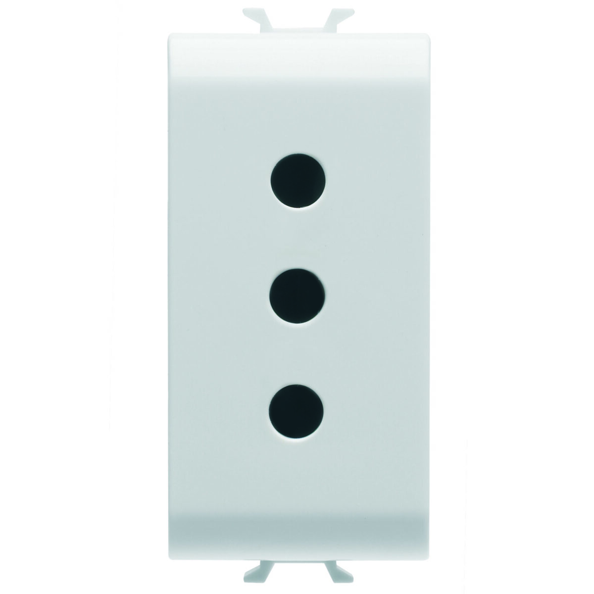 Priza Standard Italian 250V 2P+E 10A - P11 - 1 Modul - Alb Satinat - CHORUSMART