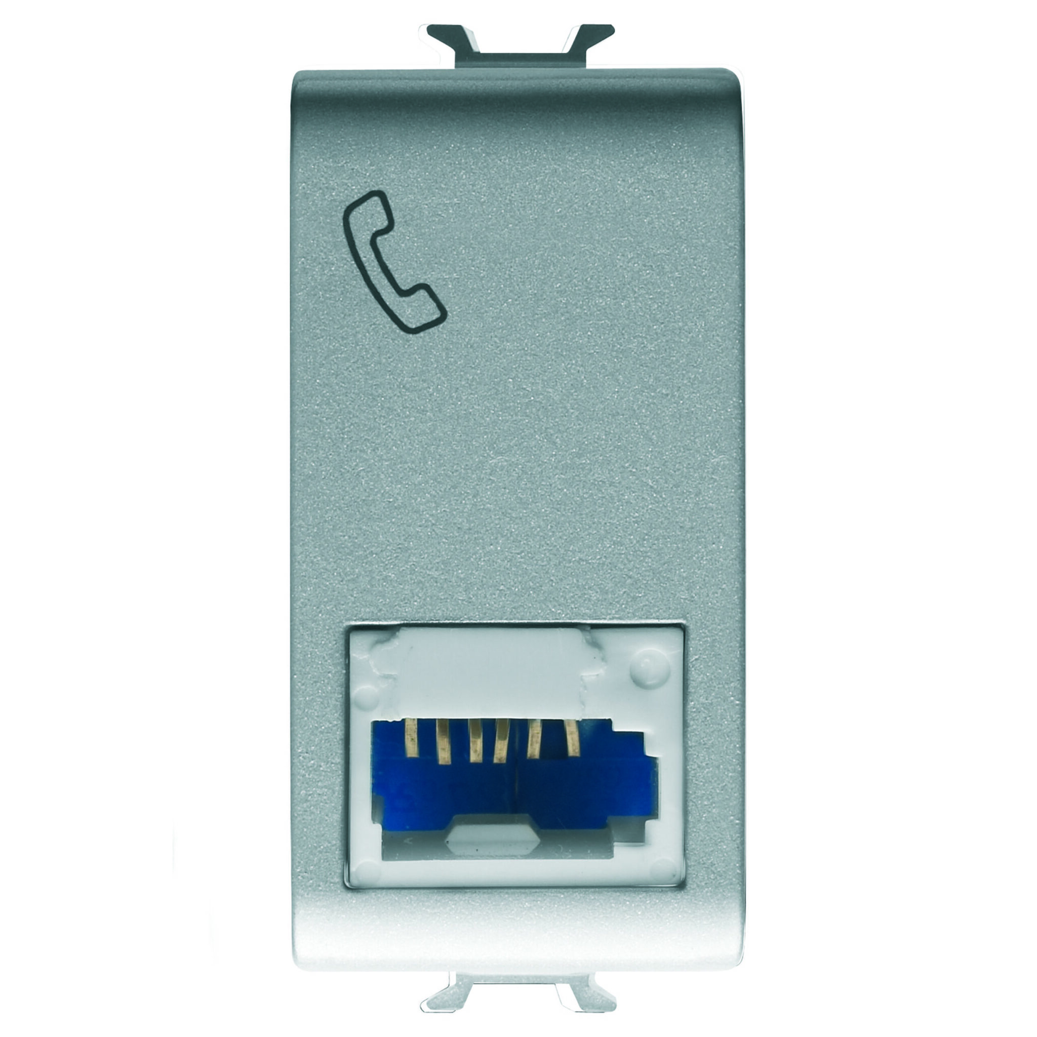 Priza Telefonica Standard Britanica - 6 Contacte - Terminale cu Insurubare - 1 Modul - Titan - CHORUSMART