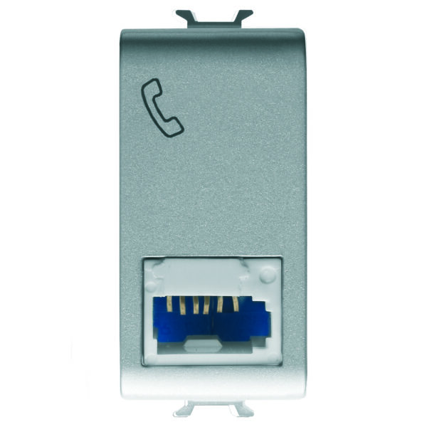 Priza Telefonica Standard Britanica - 6 Contacte - Terminale cu Insurubare - 1 Modul - Titan - CHORUSMART