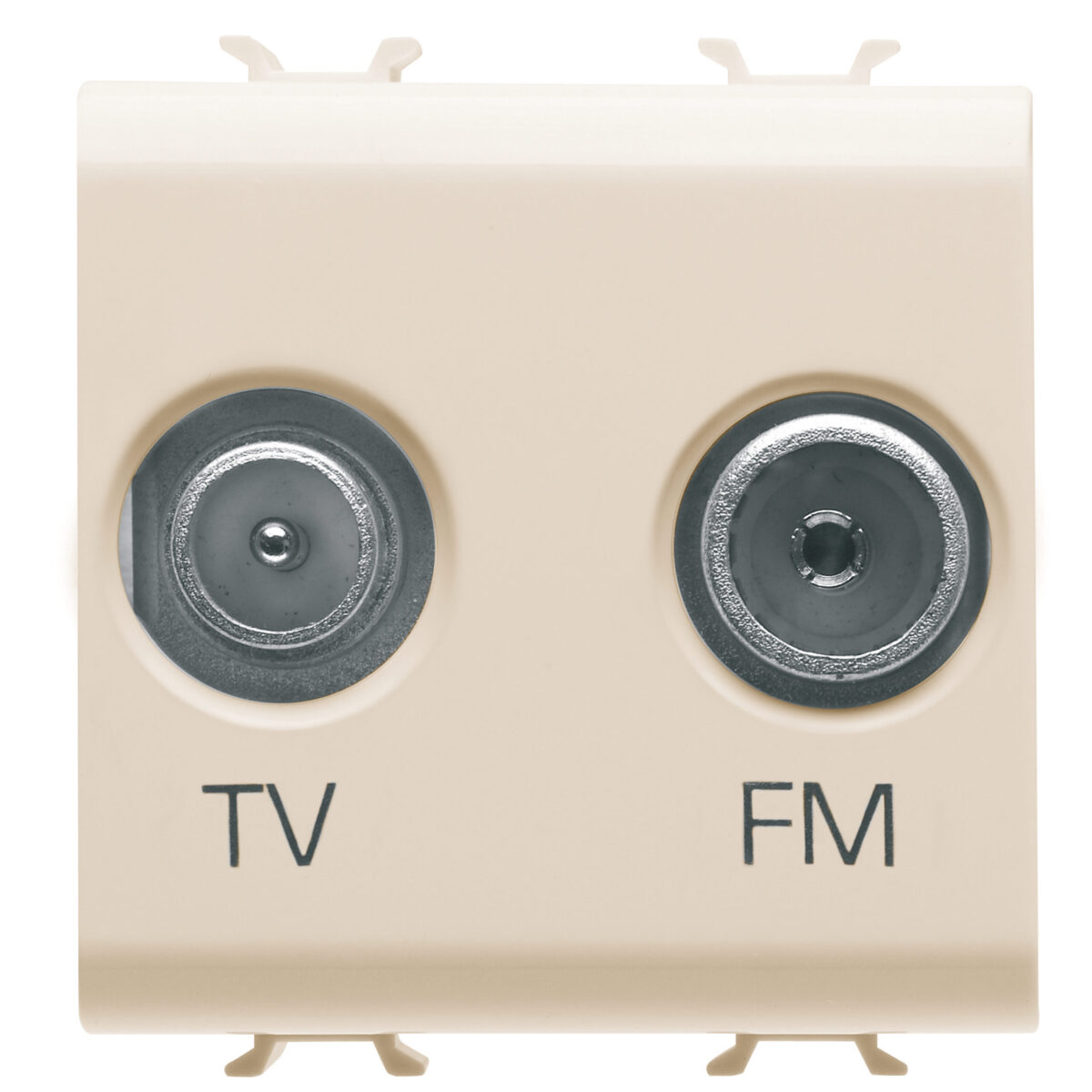 Priza Tv-fm - Directa - 2 Module - Ivory - CHORUSMART