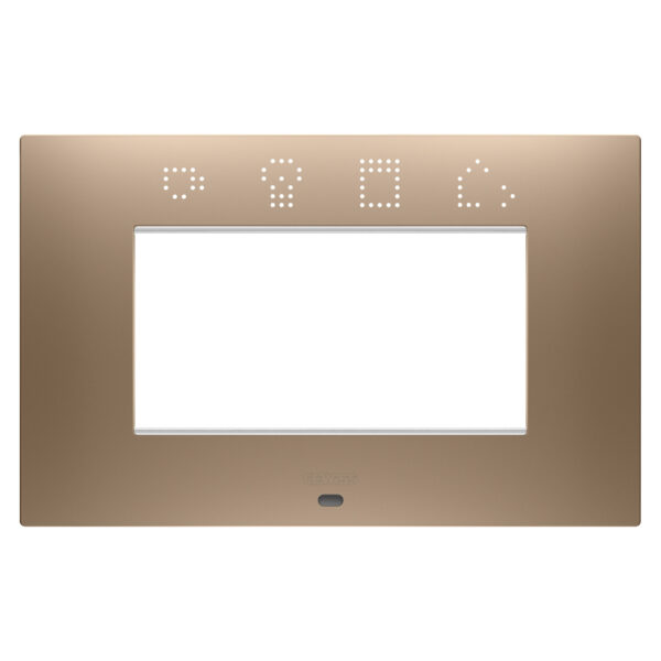 Rama ornament EGO - Smart Tehnopolimer 4 Module - Cupru Moale - CHORUSMART