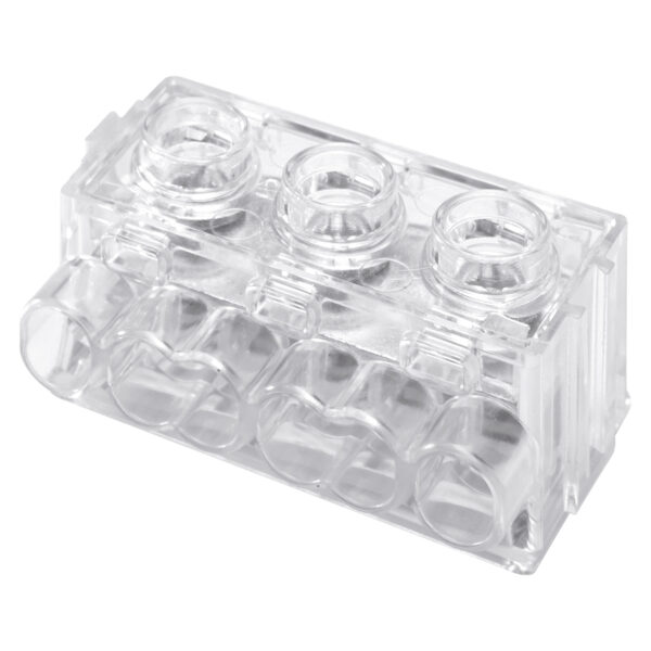 Reglete de Borne cu Strangere pe Placa - 6X6MMQ - 450V - Transparent