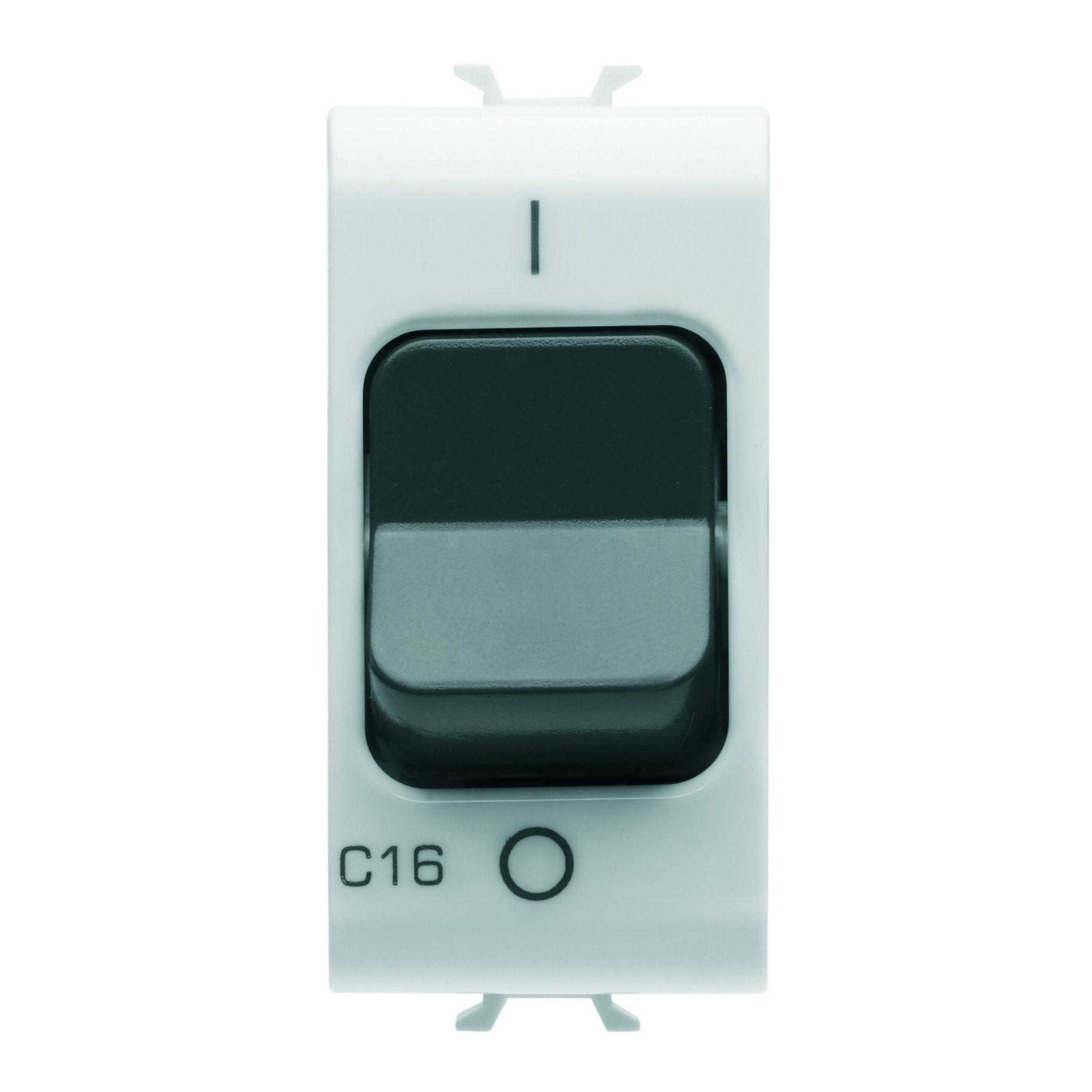 Siguranta automata modulara curba C - 1P+N 16A 230Vac - 1 Modul - Alb Satinat - CHORUSMART