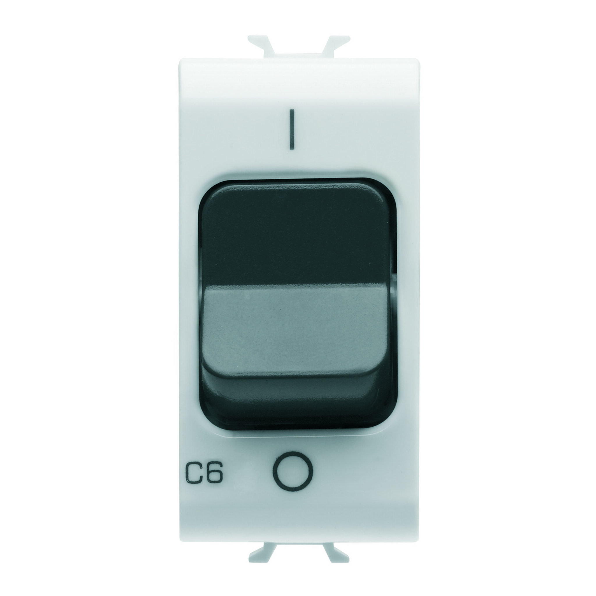 Siguranta automata modulara curba C - 1P+N 6A 230Vac - 1 Modul - Alb Satinat - CHORUSMART