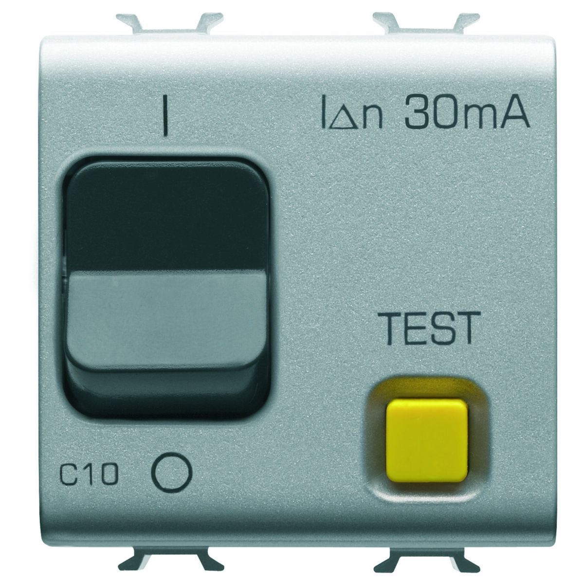 Siguranta Diferentiala modulara protectie supracurent curba C - Clasa A - 1P+N 10A 230VAC 30MA - 2 Module - Titan - CHORUSMART
