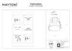 Spot incastrat Alfa Maytoni DL043-01-15W2.7K-RD-WB-DE