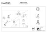 Spot incastrat Dip Maytoni DL119-10W-3K-TRS-W