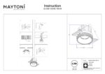 Spot incastrat Round Maytoni DL058-12W3K-TRS-B