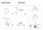Spot incastrat Zoom Maytoni DL034-01-06W4K-D-B