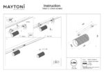 Spot pe sina Artisan Maytoni TR097-2-12W4K-M-BMG