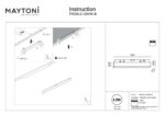 Spot pe sina Basis Maytoni TR030-2-12W4K-B