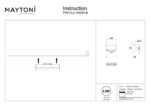 Spot pe sina Basis Rot Maytoni TR013-2-10W3K-B