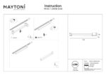 Spot pe sina Basis Rot Maytoni TR104-1-24W3K-B-DE
