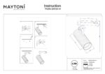 Spot pe sina Calipso Maytoni TR250-30W3K-W