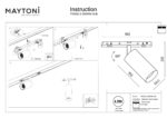 Spot pe sina Focus LED Maytoni TR032-2-20W4K-S-B