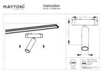 Spot pe sina Focus LED Maytoni TR103-1-12W4K-M-W