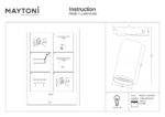 Spot pe sina Focus S Maytoni TR020-1-U-GU10-WG