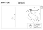 Spot pe sina Vuoro Maytoni TR003-1-10W4K-S-W