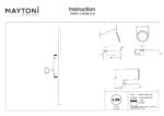 Spot pe sina Vuoro Maytoni TR003-1-6W3K-S-B