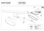 Spot pe sina Zon Maytoni TR043-1-12W3K-B