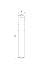 Stalp iluminat gradina si alei Koln Maytoni O590FL-L8B4K1