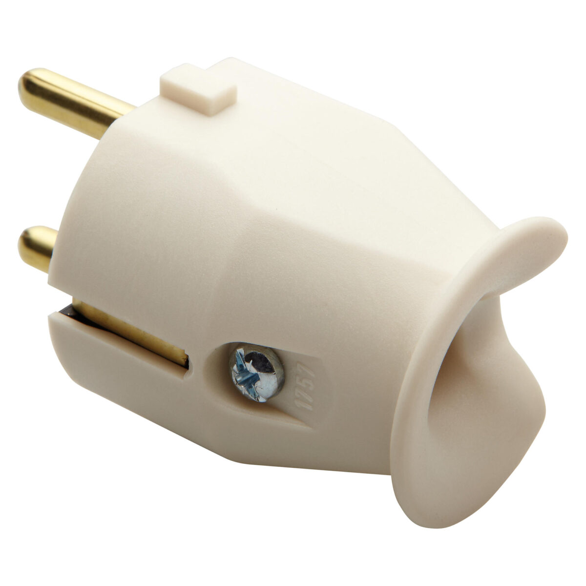 Stecher Portabil - Drept - Standard German/Francez - 2P+E 10/16A 250V Alb
