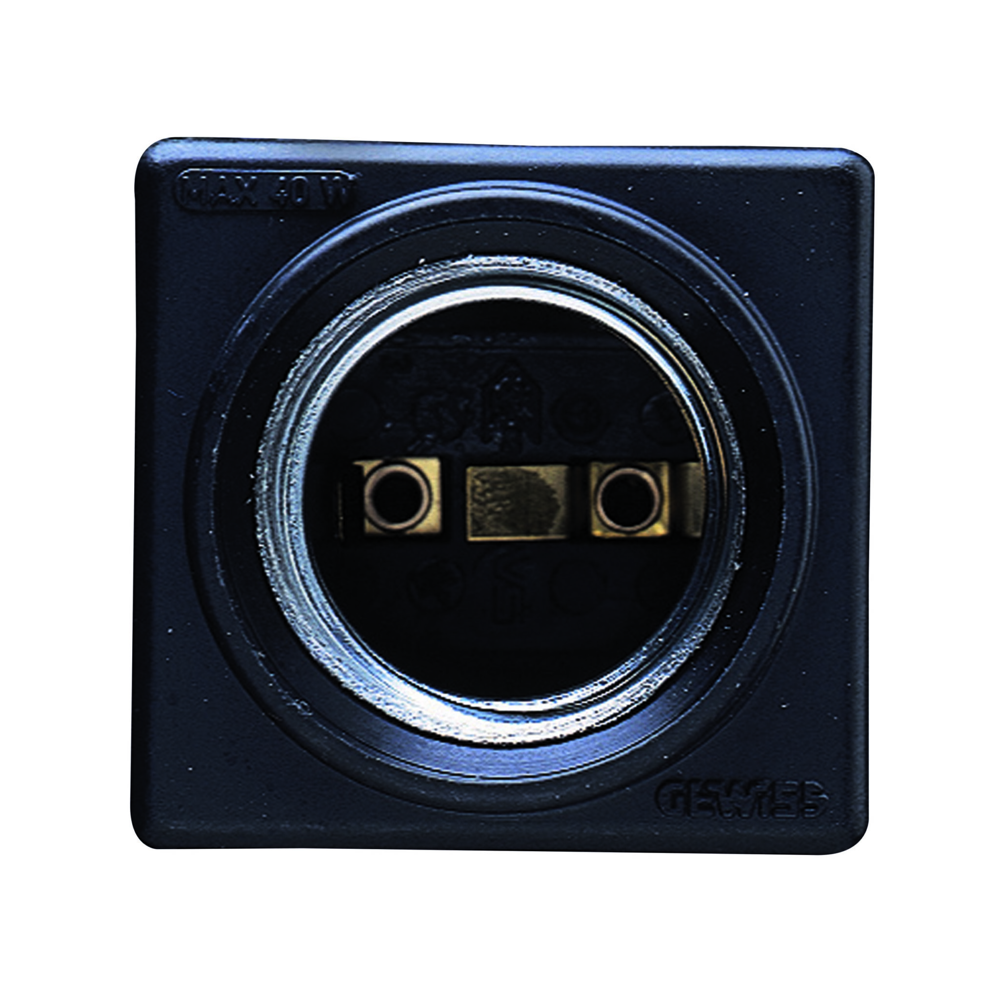Suport Lampa - E27 - Max 40W - Negru - 2 Module - Sistem